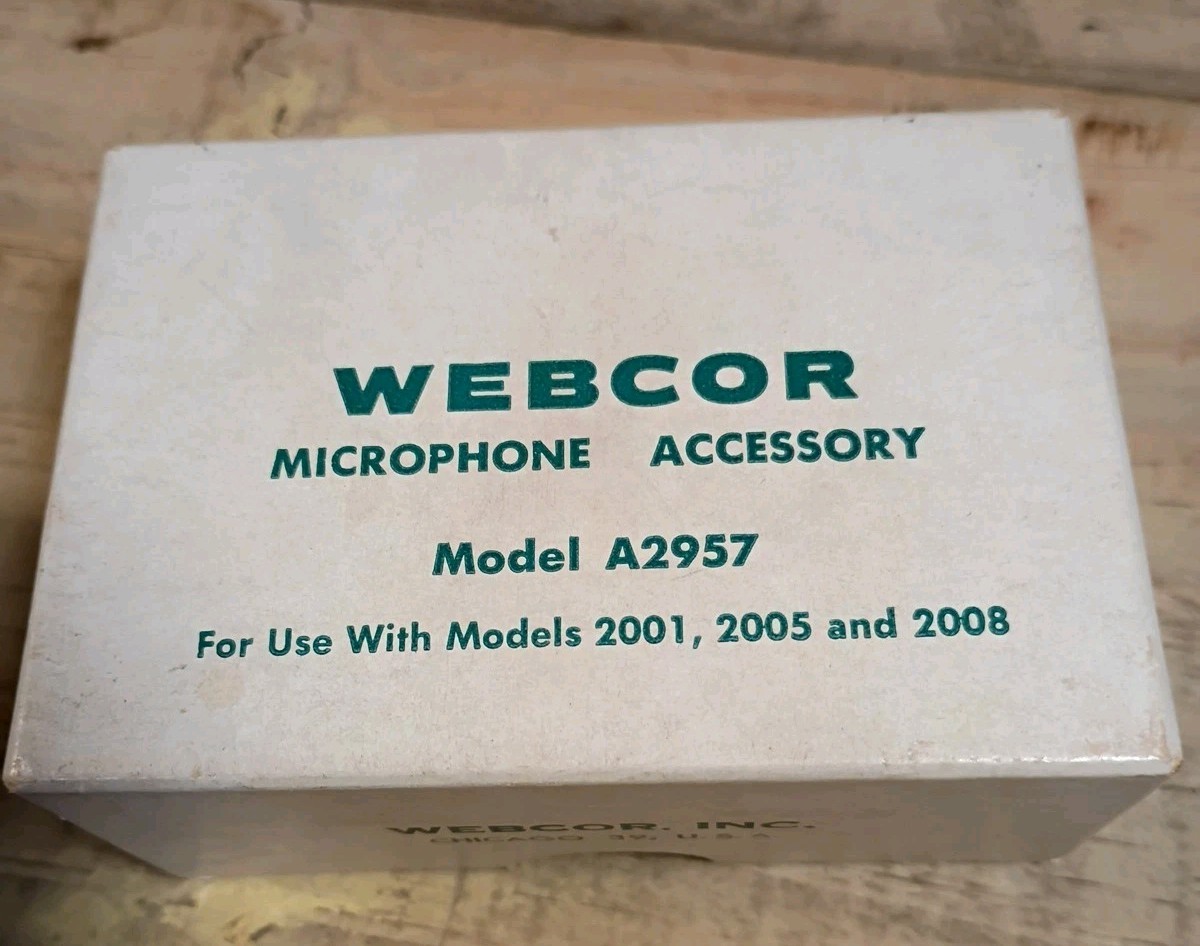 ViWebcor Crystal MICROPHONE Black with silver grate Model A2957