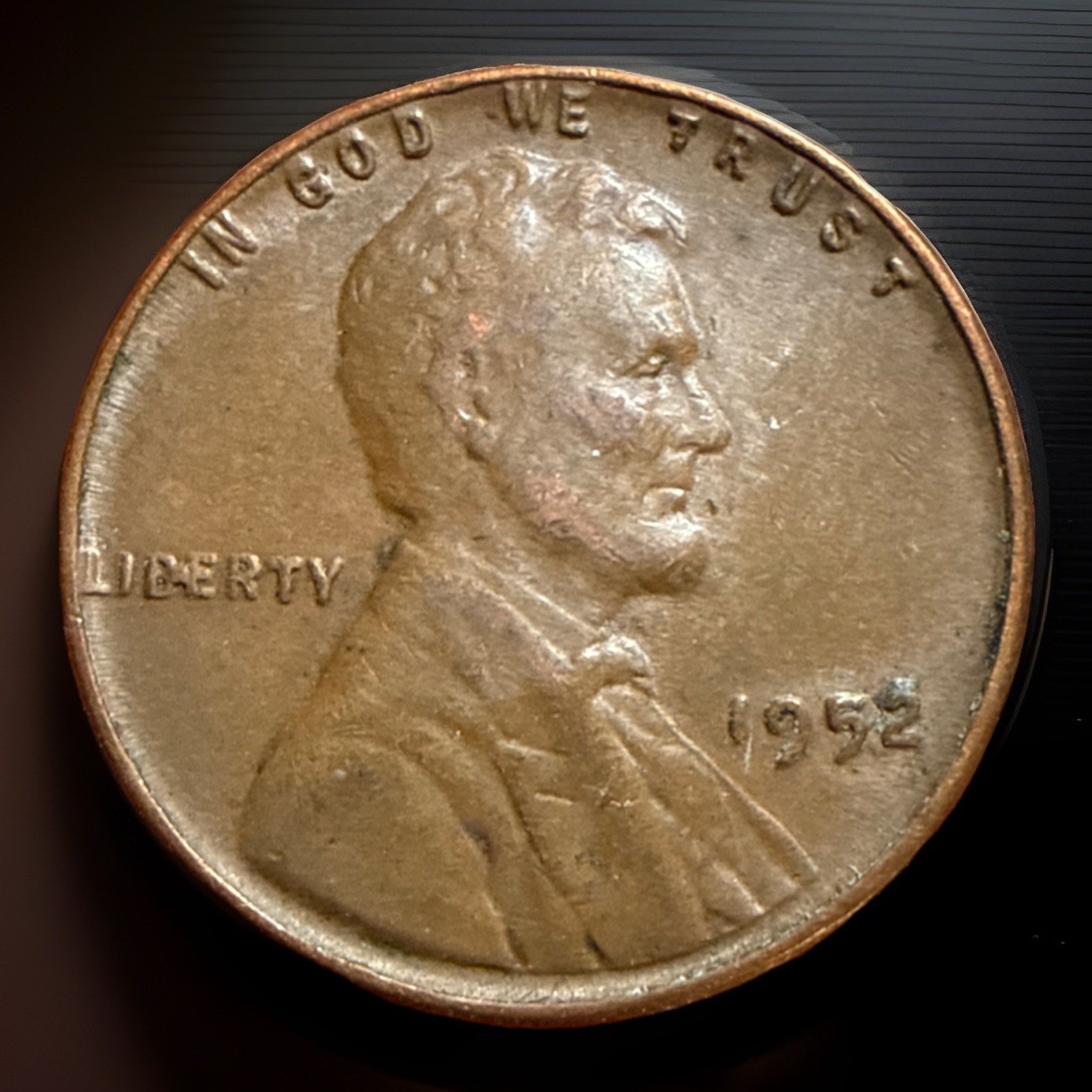 1952-P Circulated BIE Lincoln Wheat - Error Variety - #2768