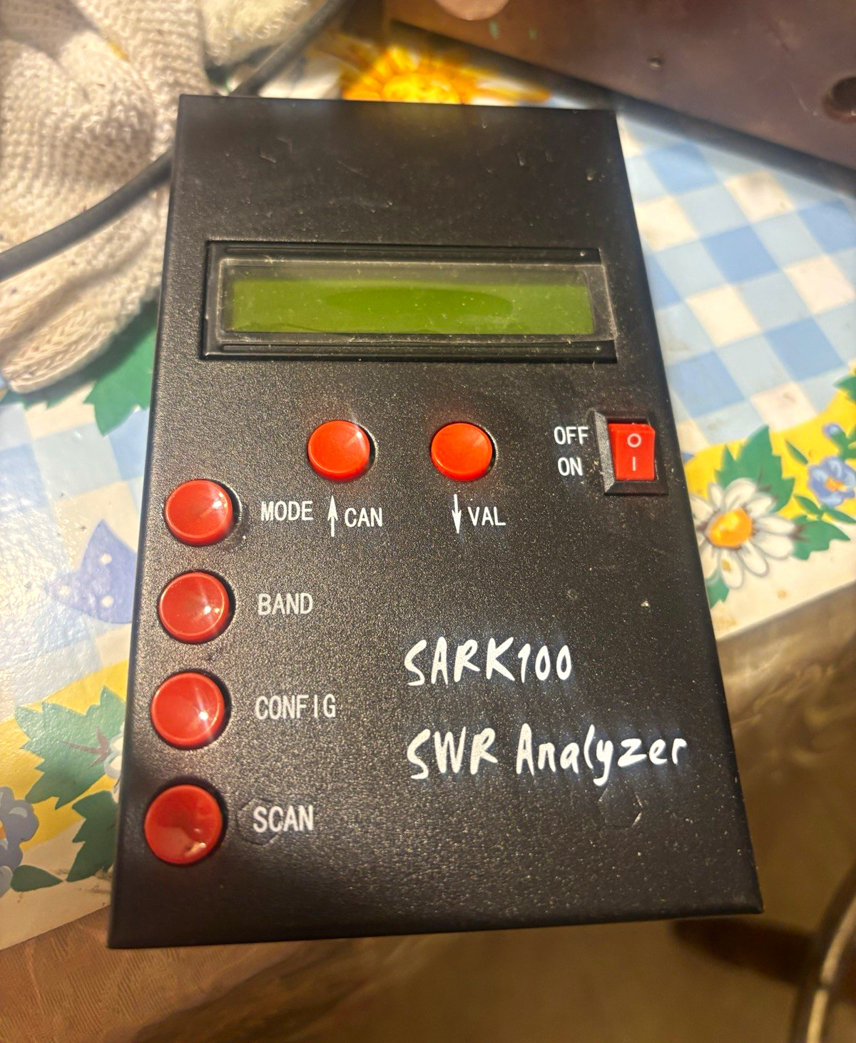SARK100 HF SWR Antenna Analyzer w/ LCD Display, On/Off Switch