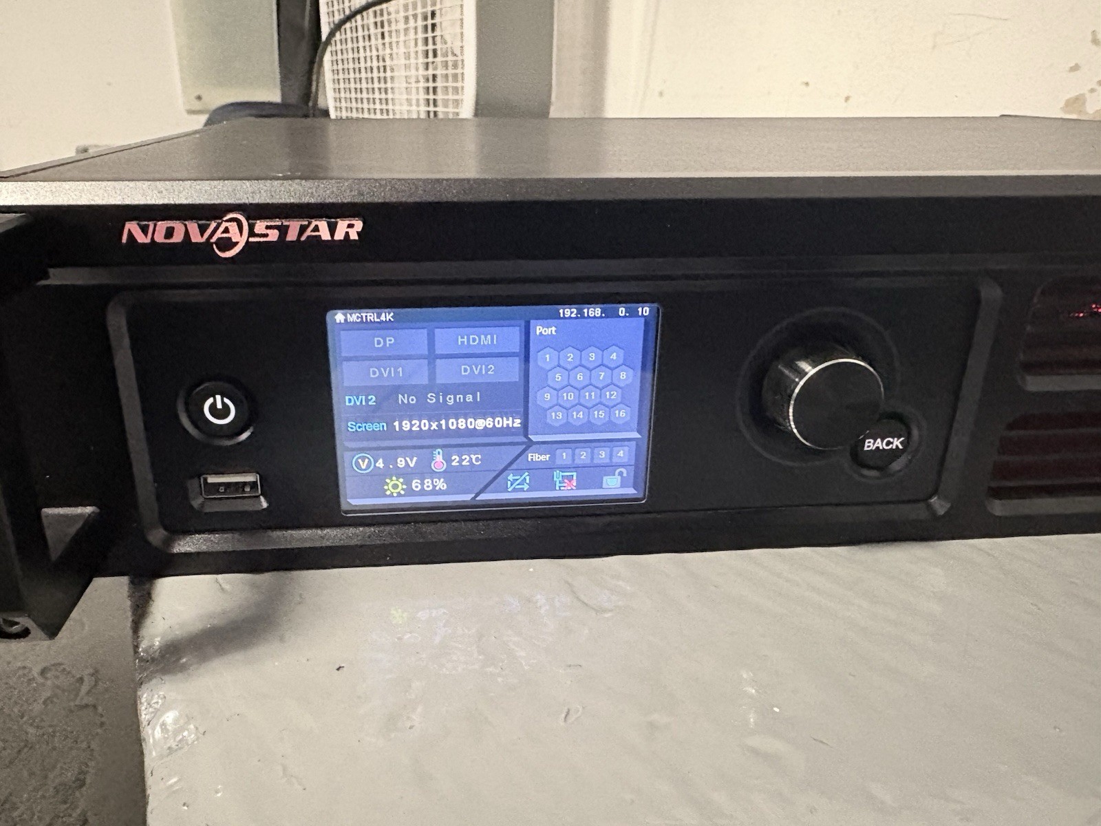Novastar MCTRL4K 16-Channel DMX Control Console Ethernet USB HDMI DP DVI