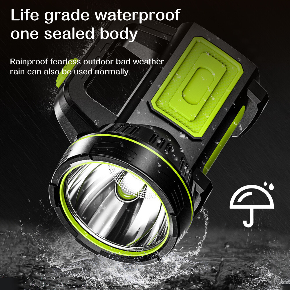 200000 Lumen Super Bright LED Tactical Flashlight Rechargeable LED Work Lights