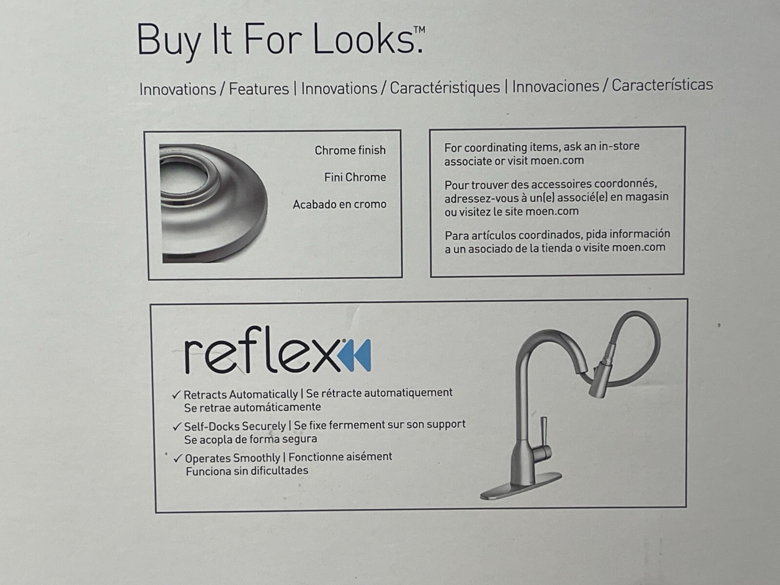 NEW!! Moen Adler One-Handle Pulldown Kitchen Faucet - Polished Chrome (87233)