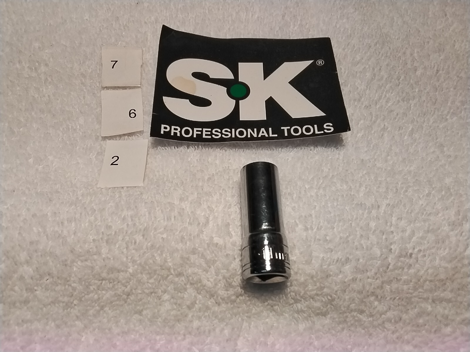 S-K 8411 11mm 3/8" DRIVE SOCKET 6PT SOCKET USA 🇺🇸