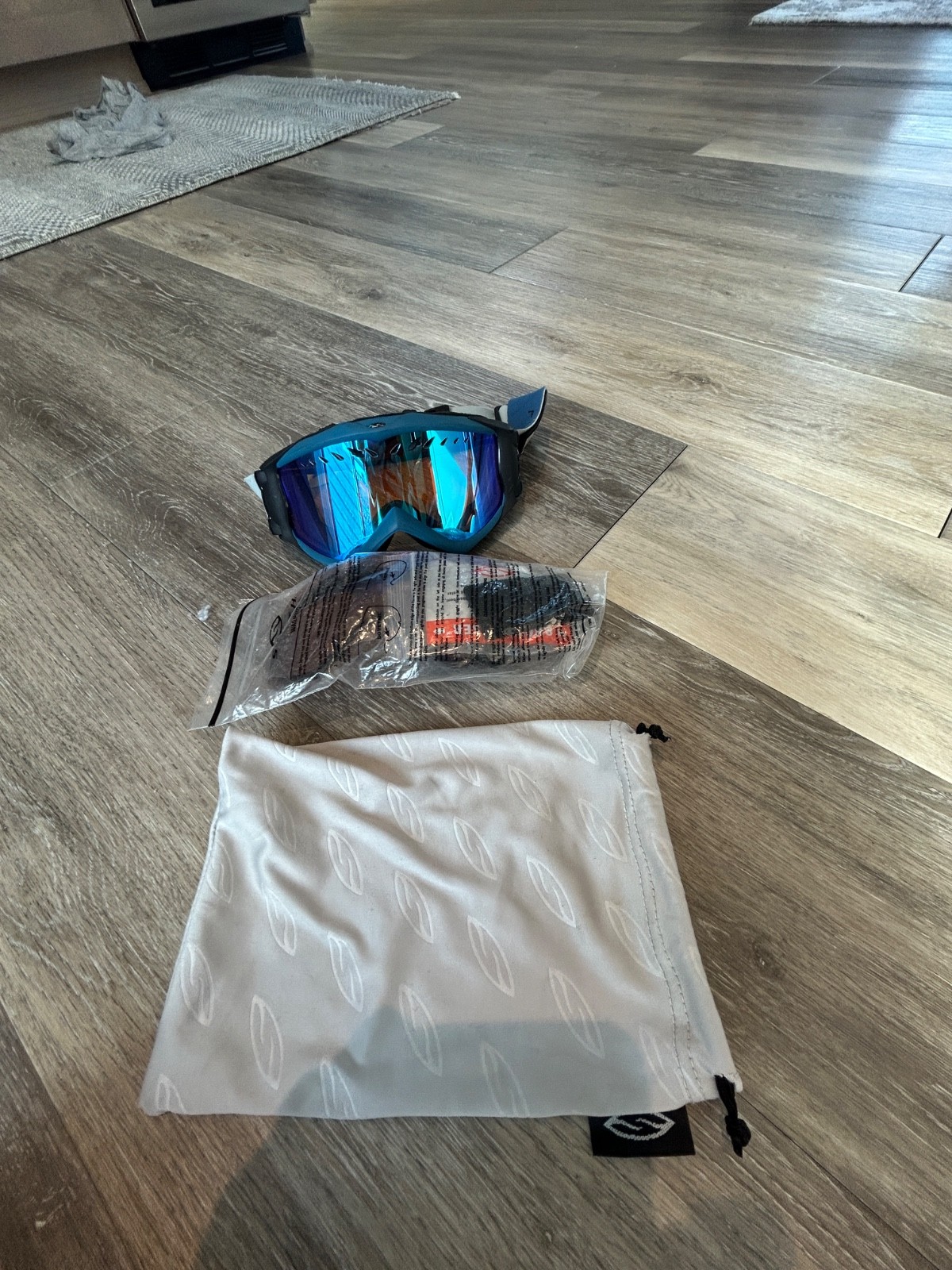 Scott Classic Ski Goggles BLUE FRAME AND  Lens – Adult Size