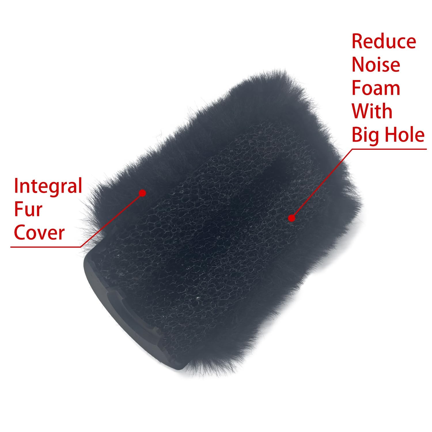 Microphone Wind Muff Pop Filter For Sennheir MKE600 Shotgun Microphone Cover ...