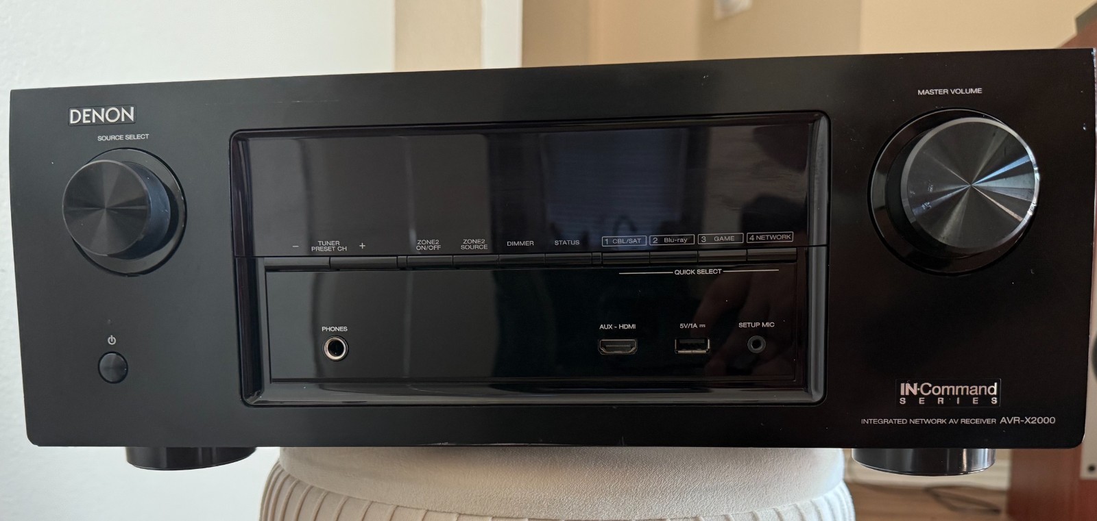 Denon IN-Command Series AVR-X2000 Integrated Network AV Receiver