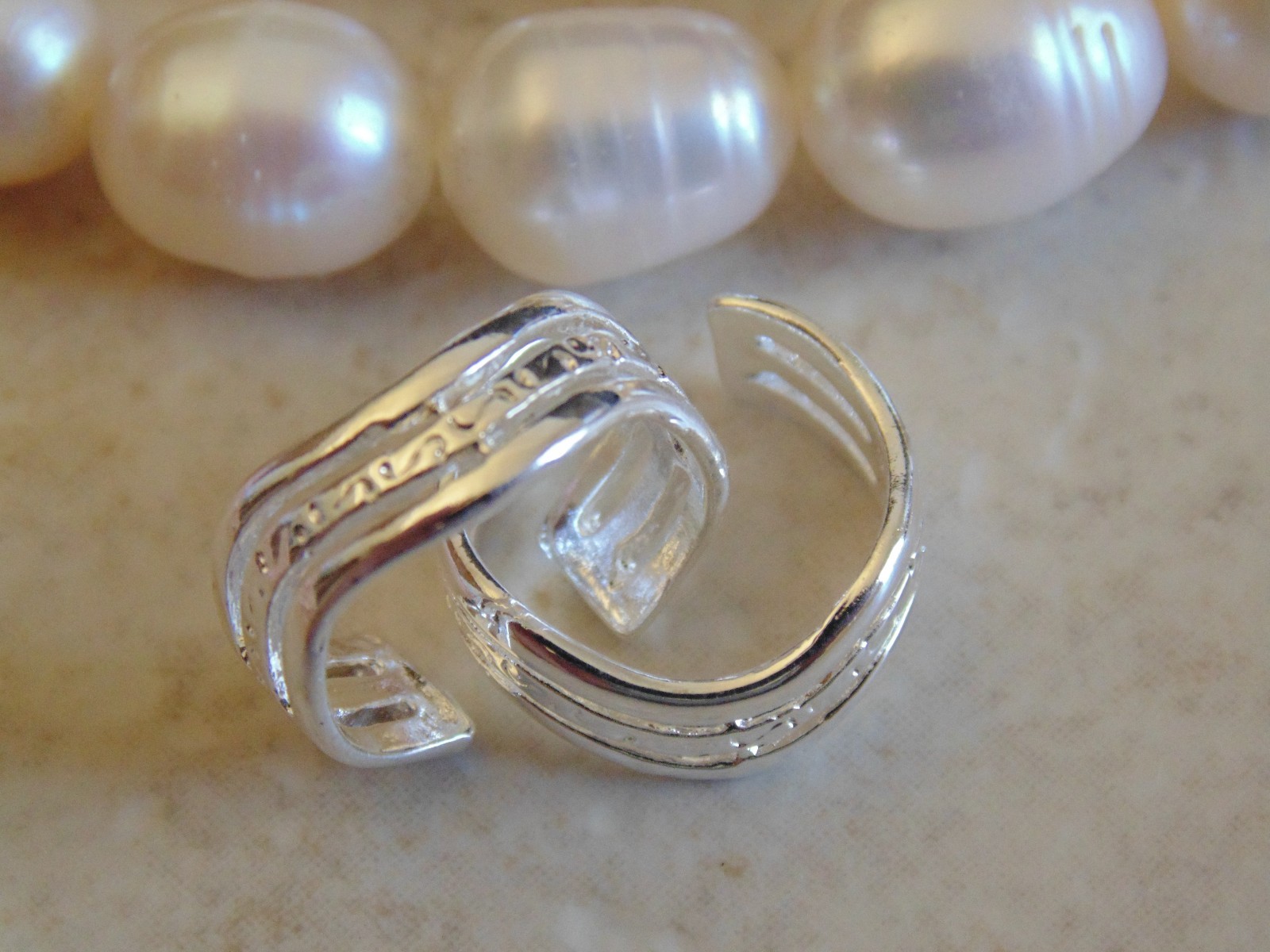 .925 Sterling Silver Charm Cuff Jewellery Toe Ring.
