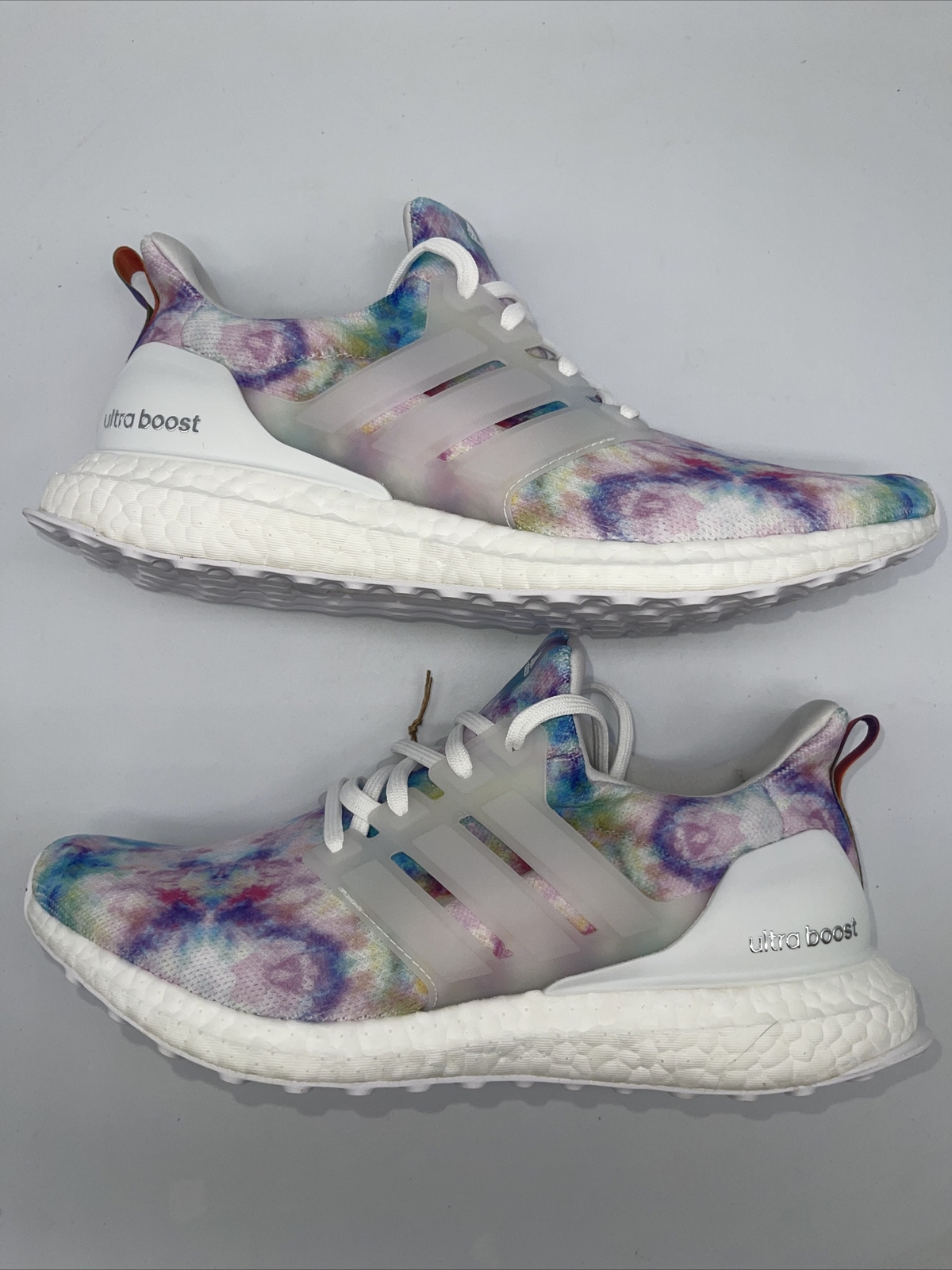 Adidas UltraBoost 4.0 DNA Tie Dye Rose White Sneakers GZ7098 Sizes 8.5-10.5