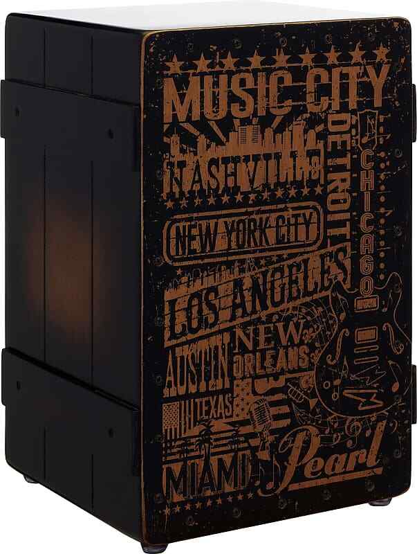 Pearl PBC122B Music Town USA Primero Cajon w/ Meranti Face Plate