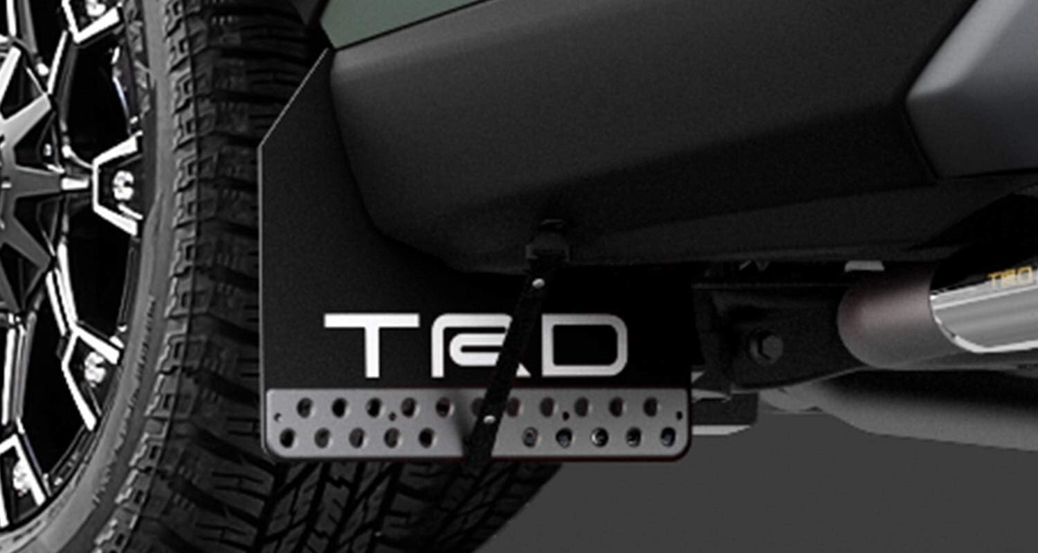 TRD MUD FLAP BLACK For RAV4 MXAA52 AXAH52 MXAA54 AXAH54 MS328-42002