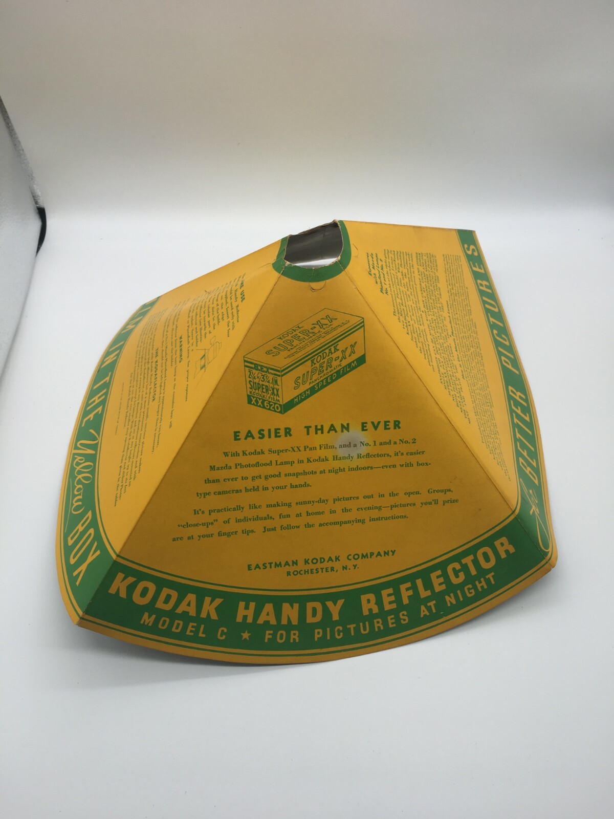 Vintage Kodak Handy Reflector Model C - For Pictures At Night