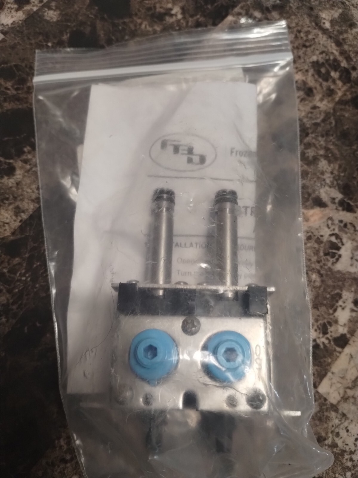 12-2837-0001 Fbd Kit, Flowmatic Valve, Black Genuine OEM FBD12-2837-0001
