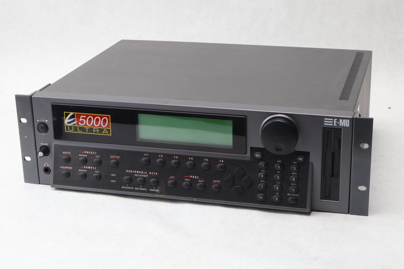 E-MU Systems E5000 Ultra 64-Voice Rack Mount MIDI Sampler Professional OEM