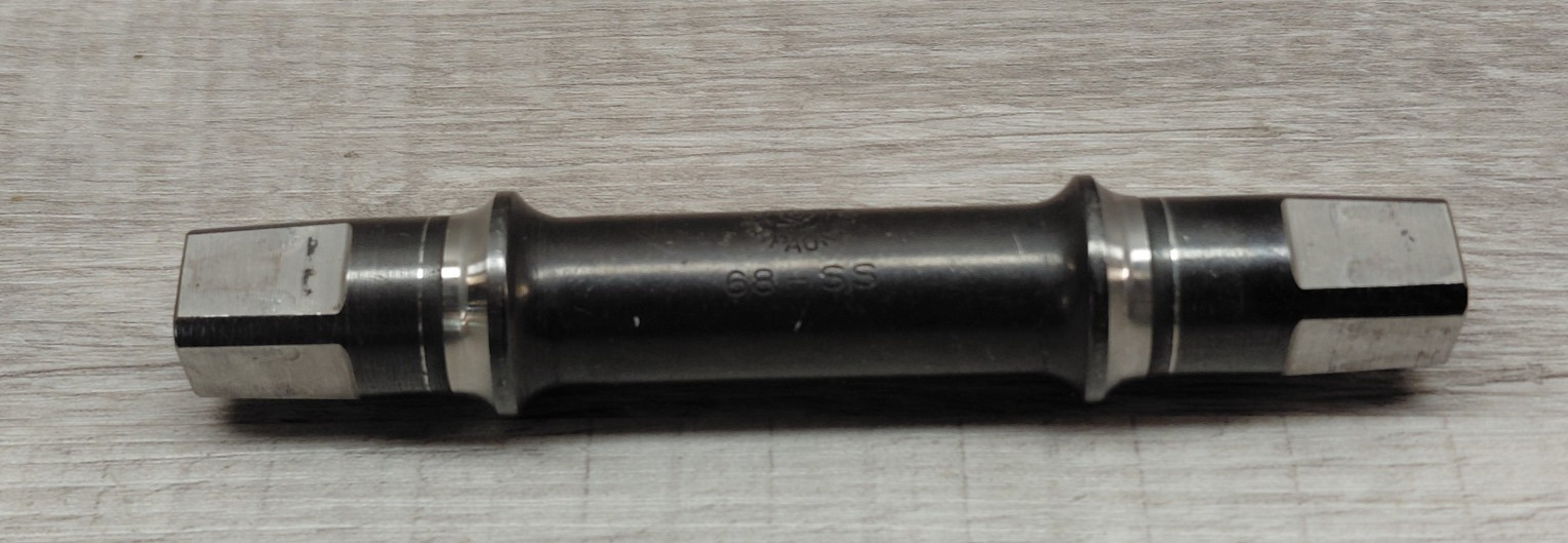 Vintage Campagnolo Bottom Bracket Spindle  68-SS  114.5 mm