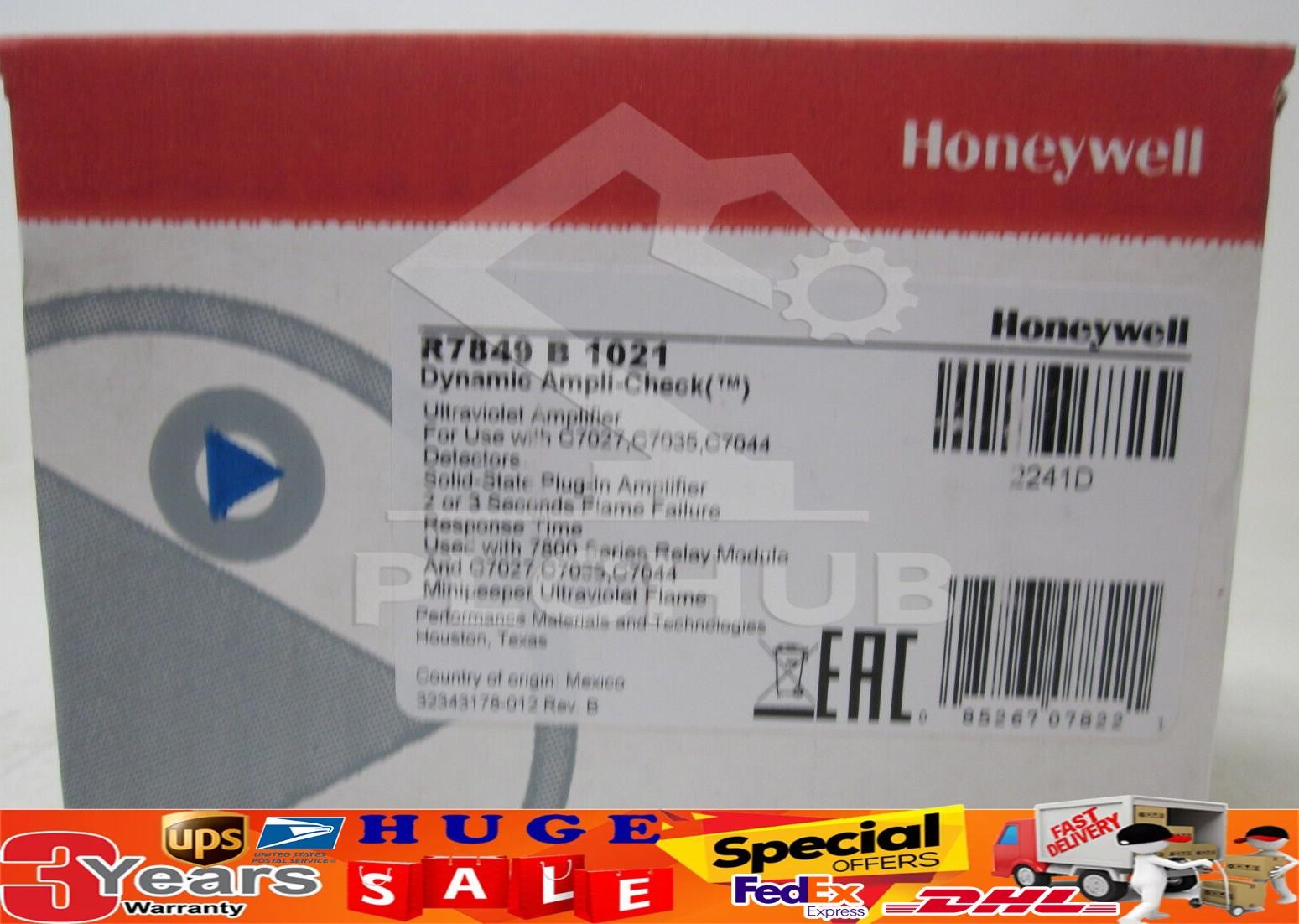HONEYWELL R7849B1021 Flame Signal Amplifier,
