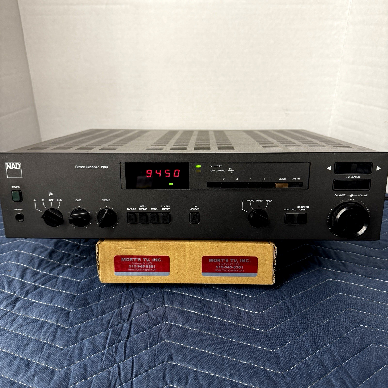 NAD 7130 VINTAGE AM/FM STEREO RECEIVER - SERVICED - CLEANED - TESTED
