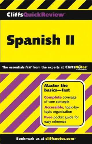 Spanish II (Cliffs Quick Review) (Cliffs Quick Review (Paperback)) (v. 2) - GOOD