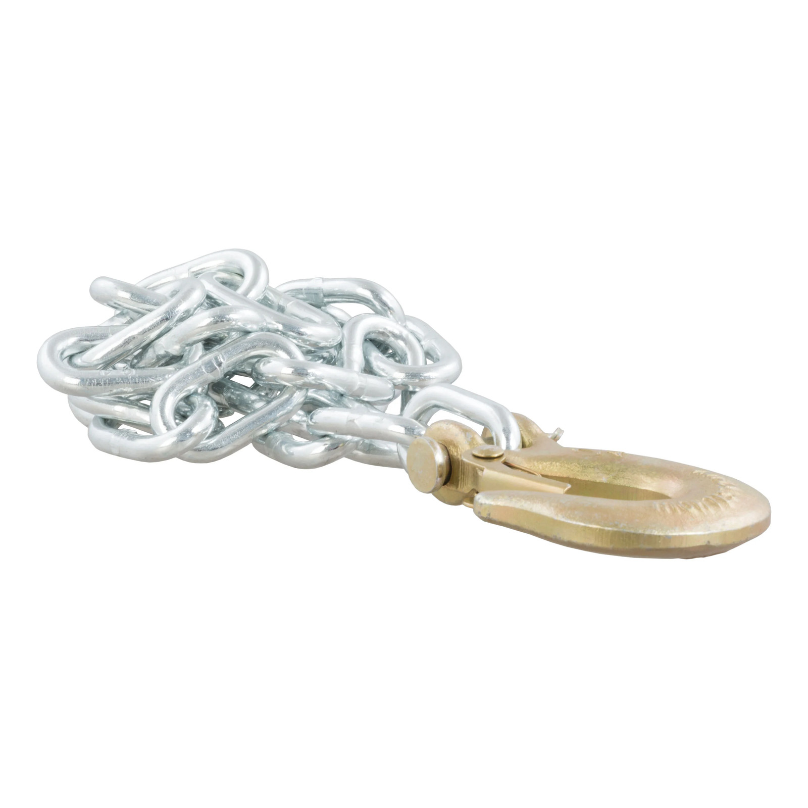 Curt-35" Safety Chain with 1 Clevis Hook (7,800 lbs, Clear Zinc)