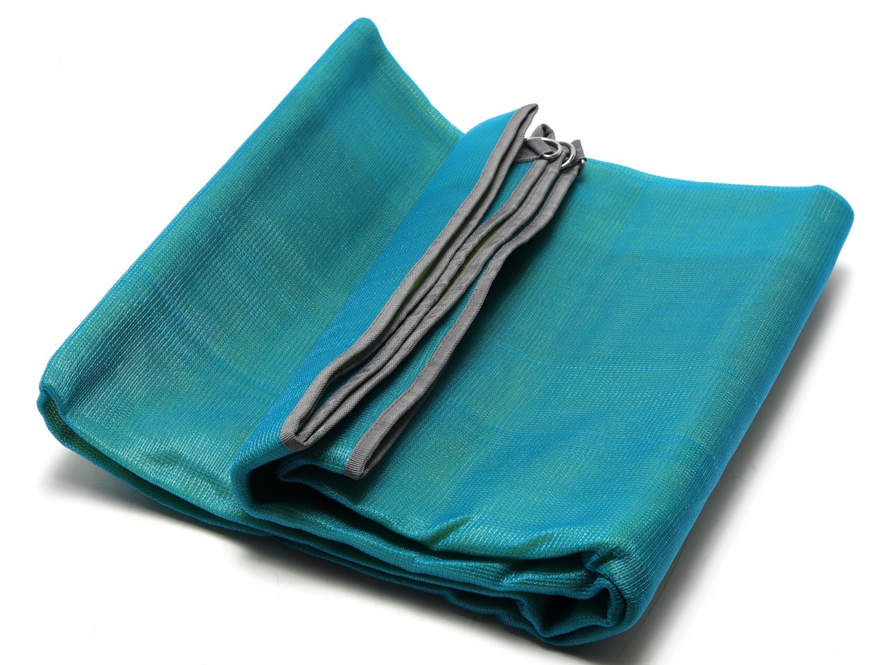 LazBlinds Sand-Free Beach Blanket, Blue/Green, 6' x 6'