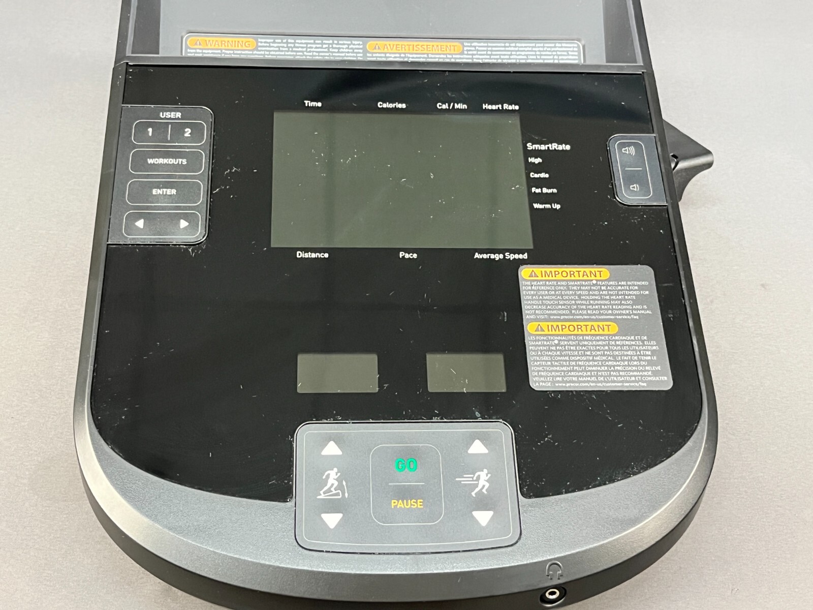 Precor Elliptical - Precor EFX 225 - Cardio Exercise Machine Console Unit