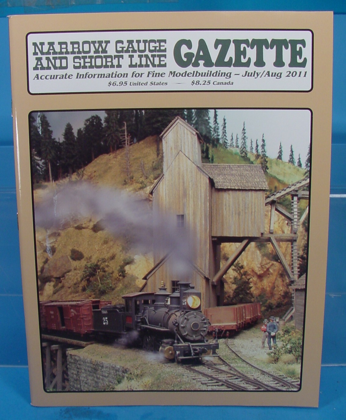 On3,On30,SN3,HOn3 NARROW GAUGE AND SHORT LINE GAZETTE MAGAZINE JUL/AUG 2011