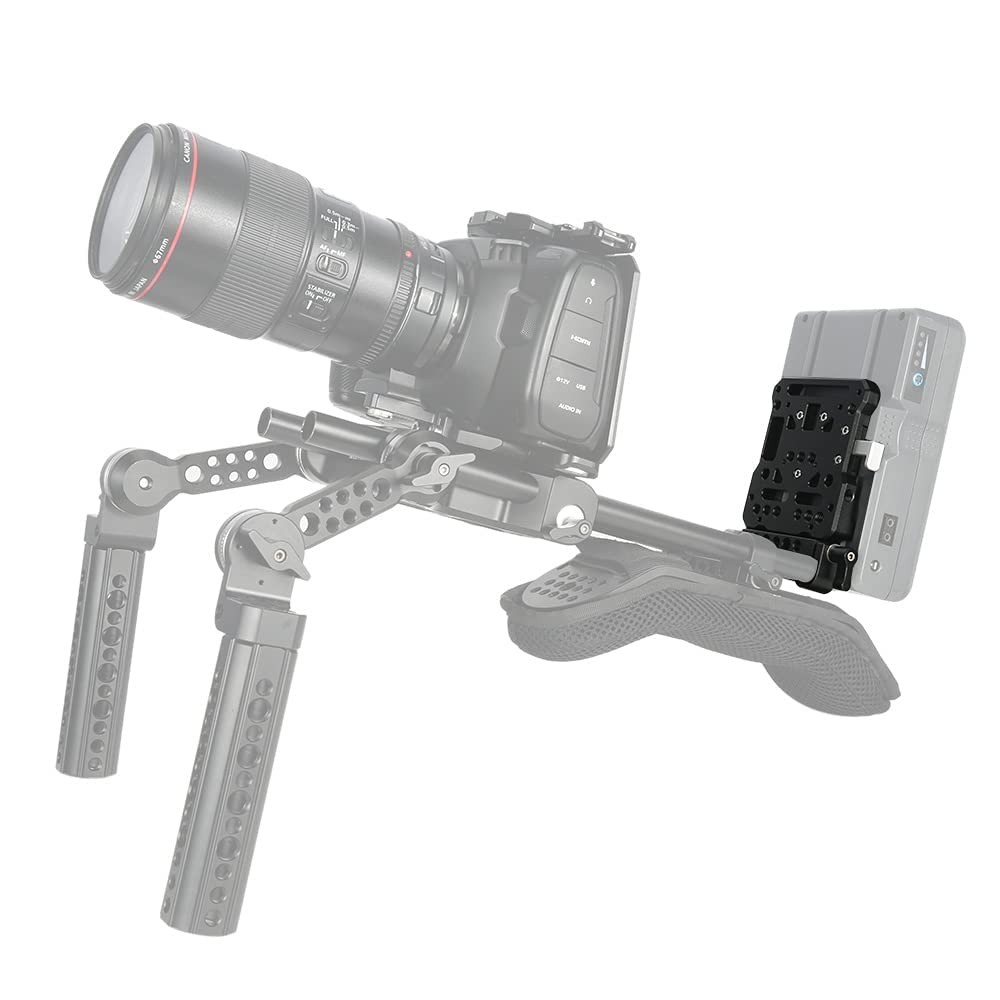 Quick Release V Lock Mount Battery Plate 15mm Rail Block 467 Camera Parts