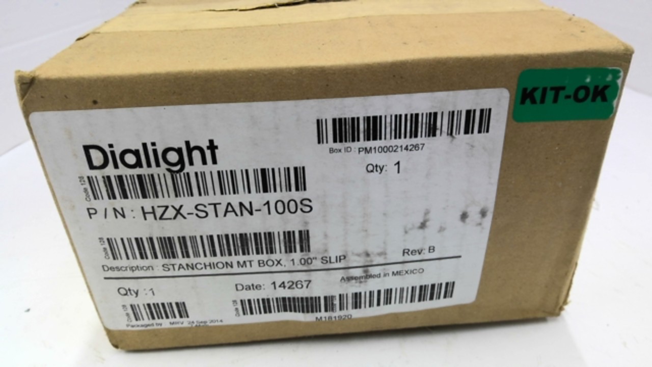 Dialight HZX-STAN-100S Stanchion Mounting Box