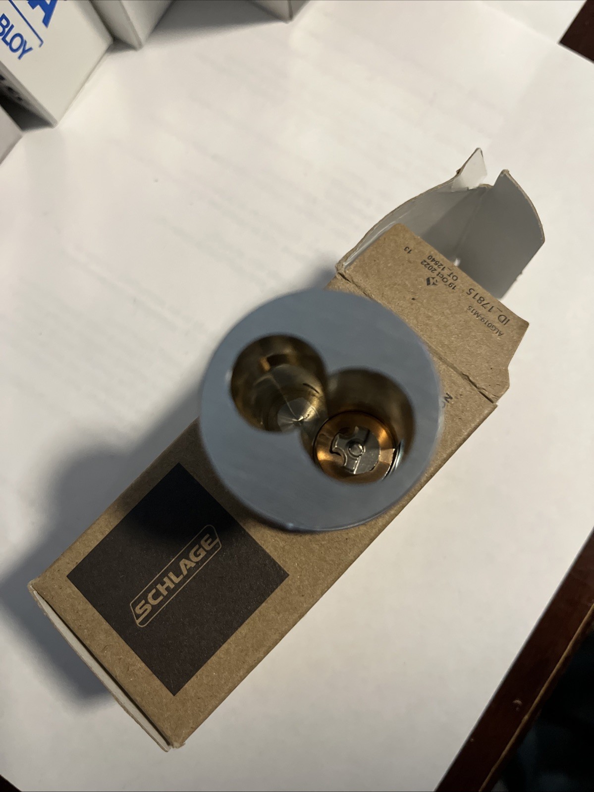 Schlage Mortise Housing Brushed Chrome Finish for LFIC Cores