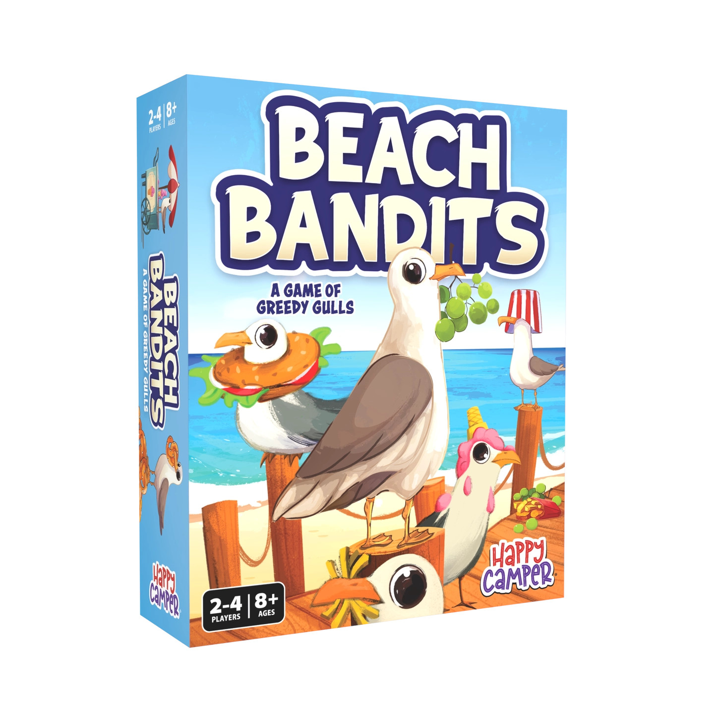 Beach Bandits Card Game Of Greedy Gulls Happy Camper HCG-2008 Family Fast Quick