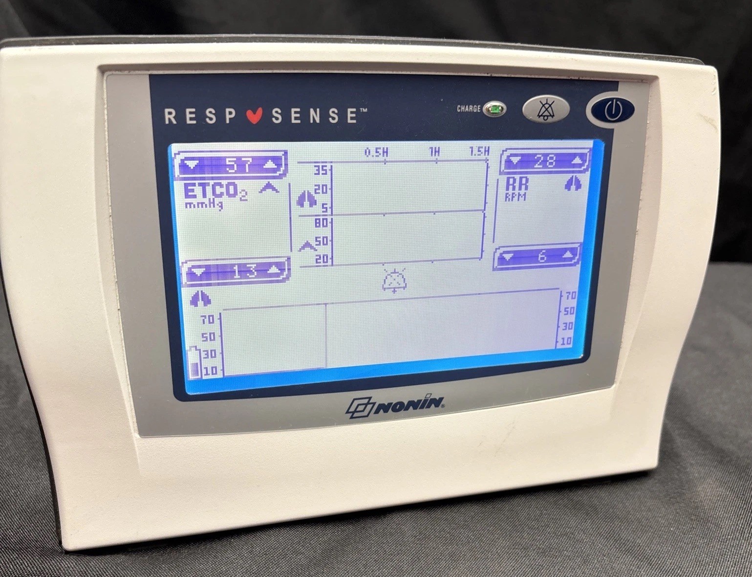 Nonin Medical RespSense LS1R-9R Capnograph Respiratory Monitor FREE SHIPPING