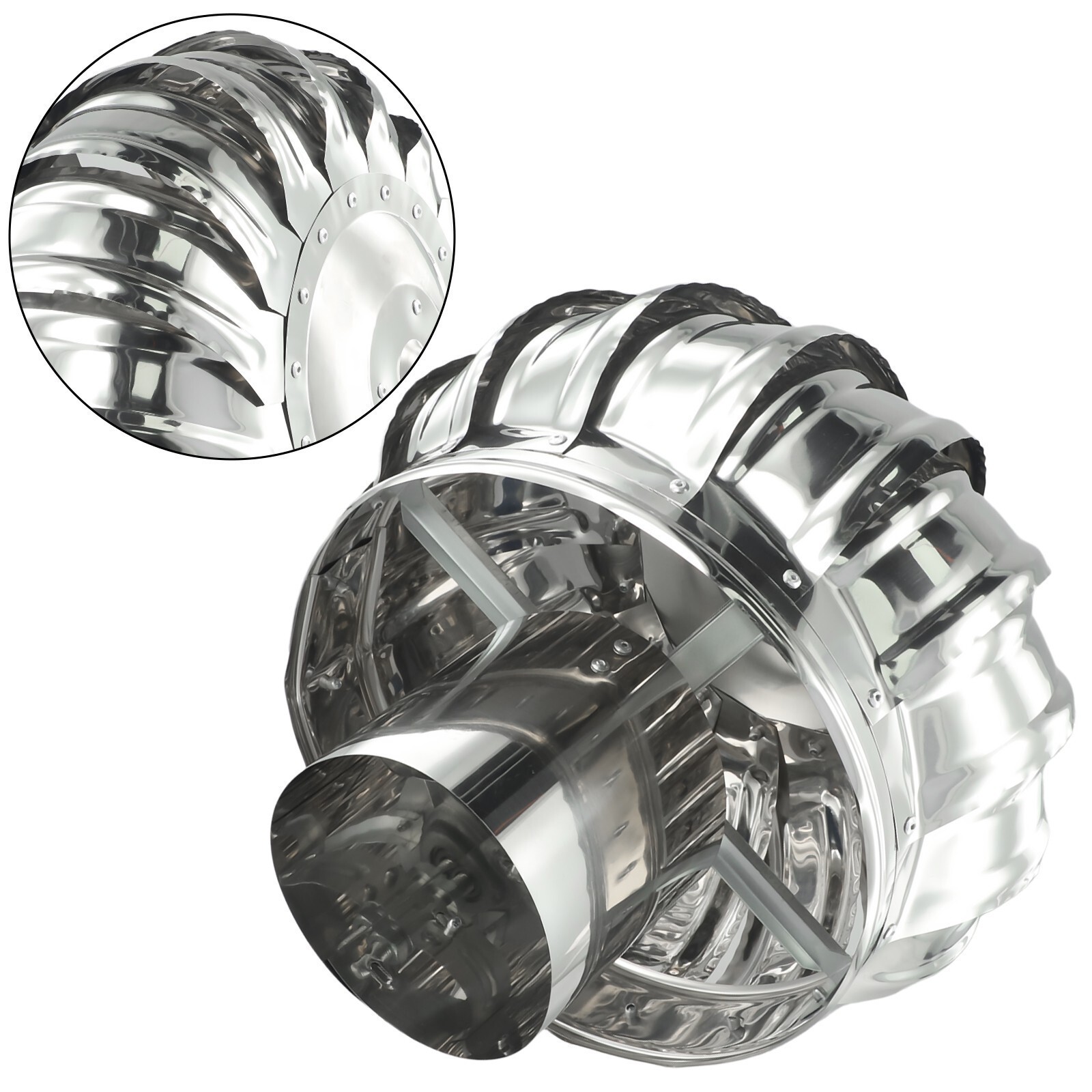 Rotating Hood Chimney Cowls Prevent Wind Draft Improve Ventilation Efficiency