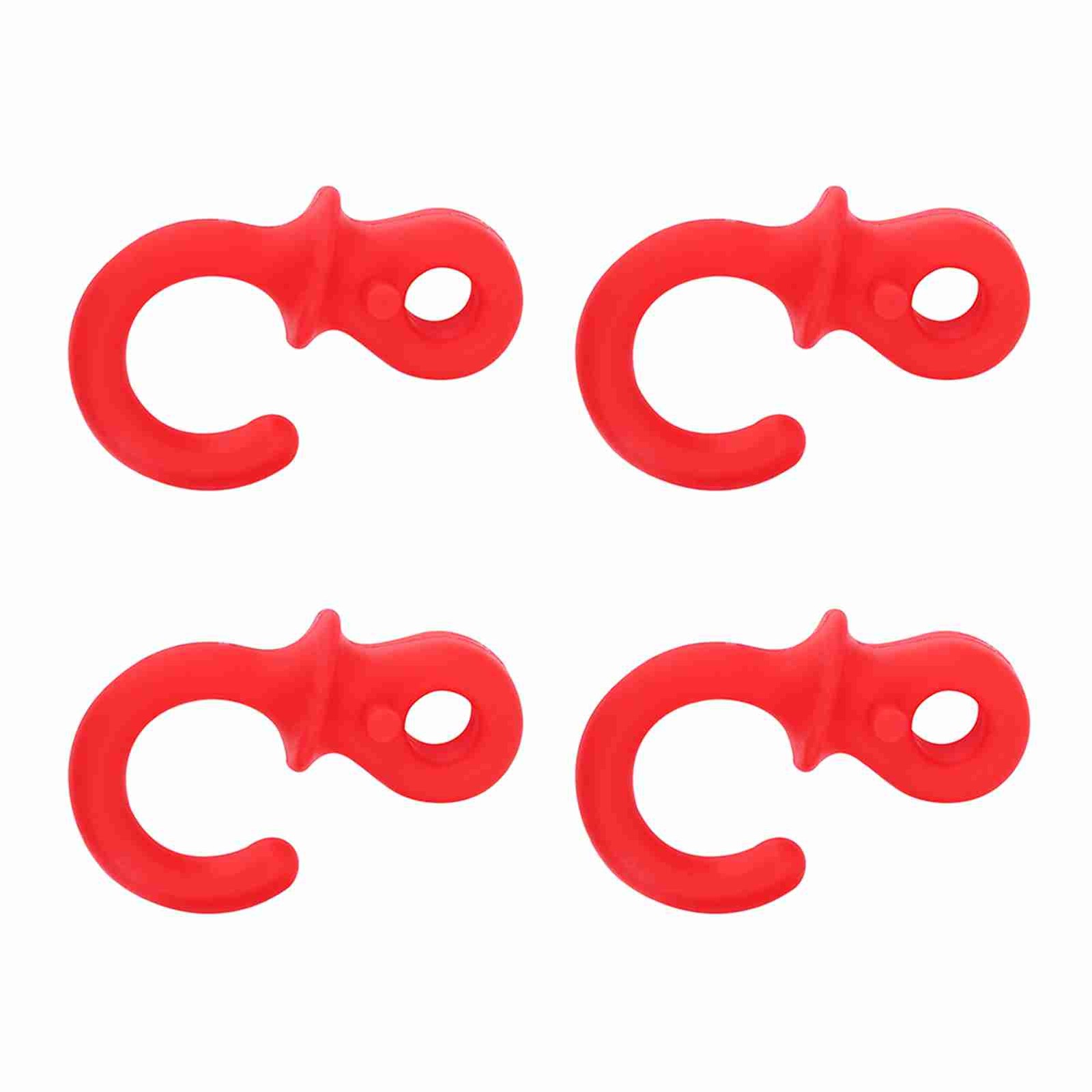 4Pcs Durable Rubber Compound Bow String Stabilizer Vibration Damper Shock