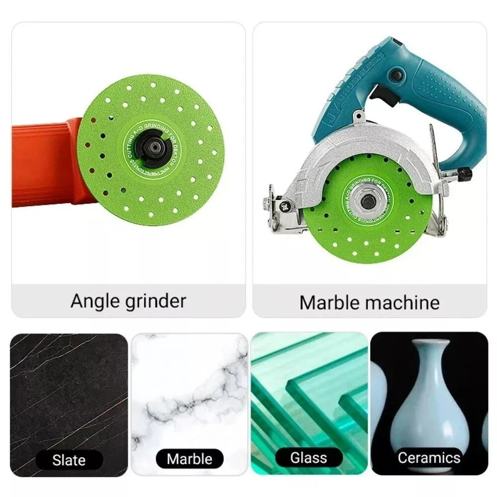 3PCS Rock Plate Flat Grinding Blade Tile Chamfering Cutting Sanding Blade Tool.