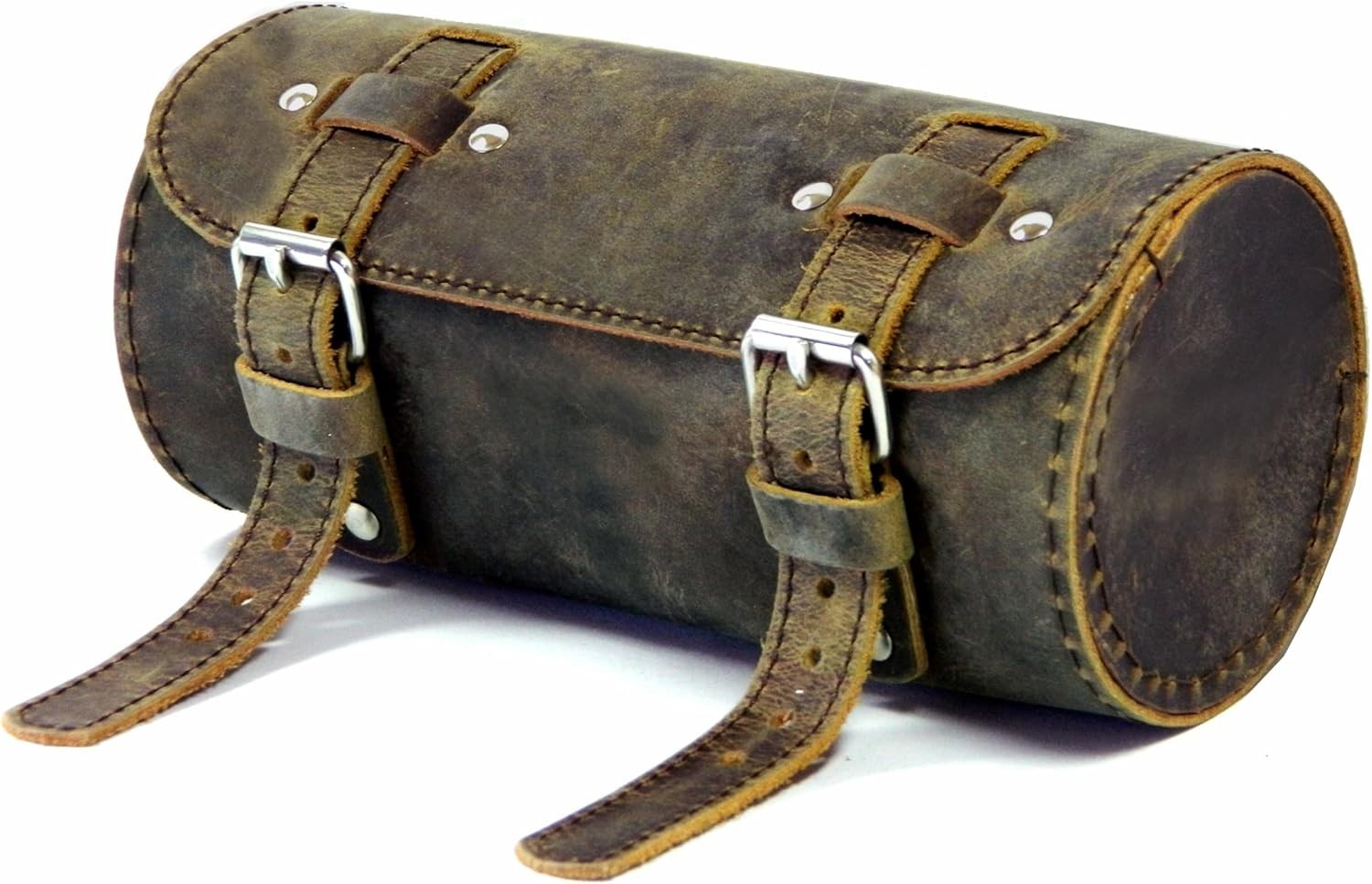Genuine Leather Bicycle Saddle Bag multiutility Tool Kit Holder storage pouch