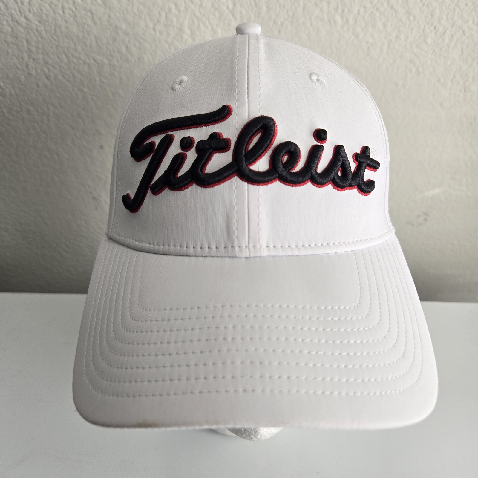 Titleist Golf Hat Cap Adjustable White Leukemia & Lymphoma Society