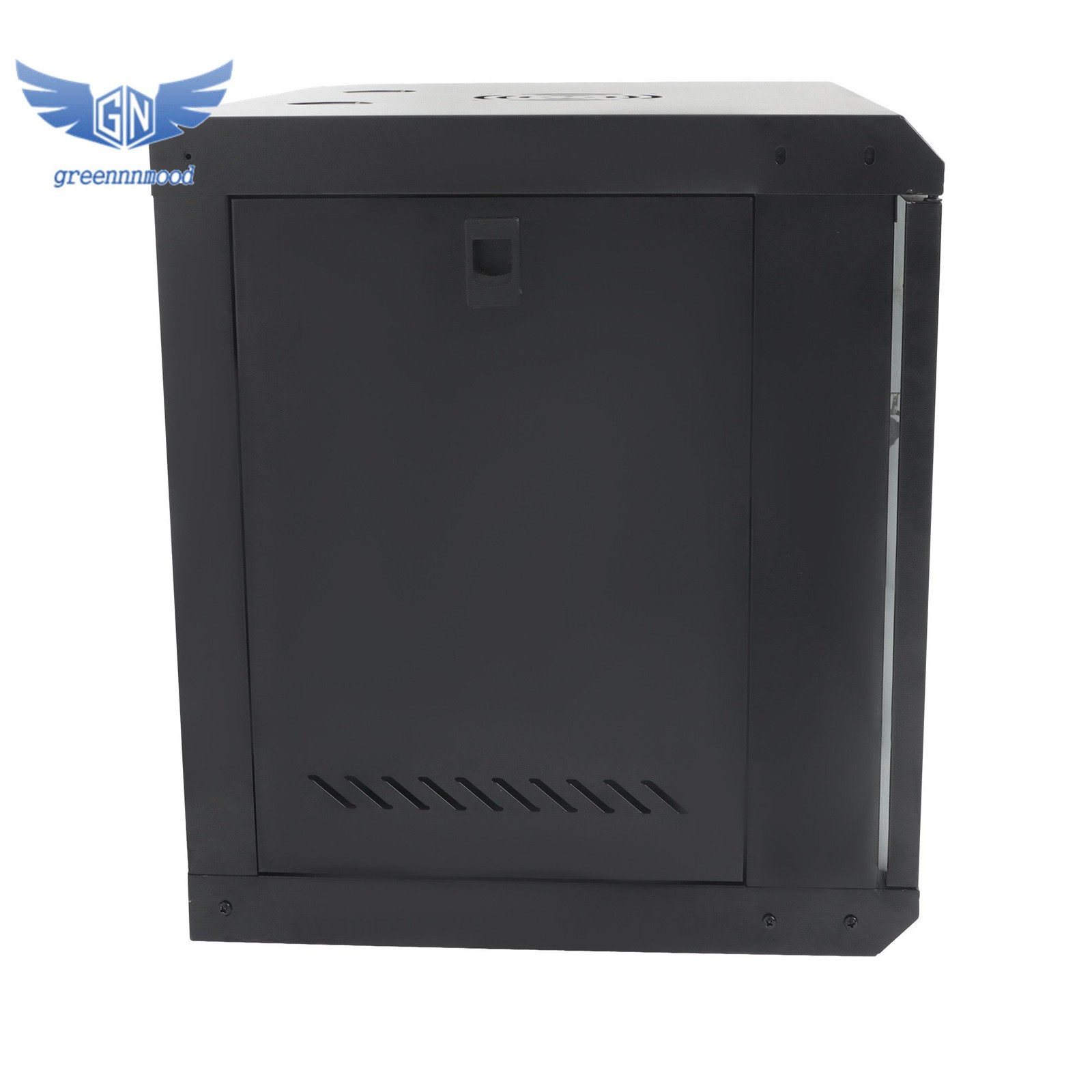 9U Wall Mount Network Server Rack Cabinet Enclosure 15.5'' Deep Door Lock Balck