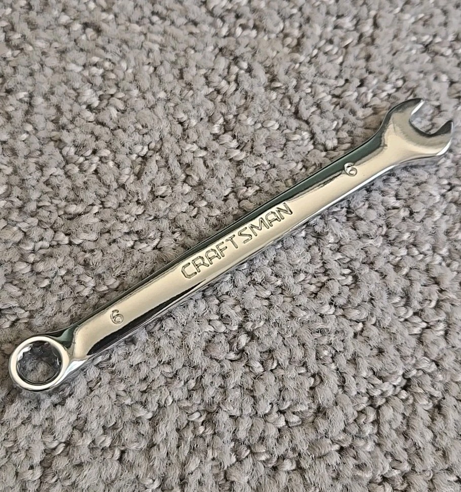 Craftsman 14150 6mm 12pt Combination Wrench Z-AN Series New Polished Chrome