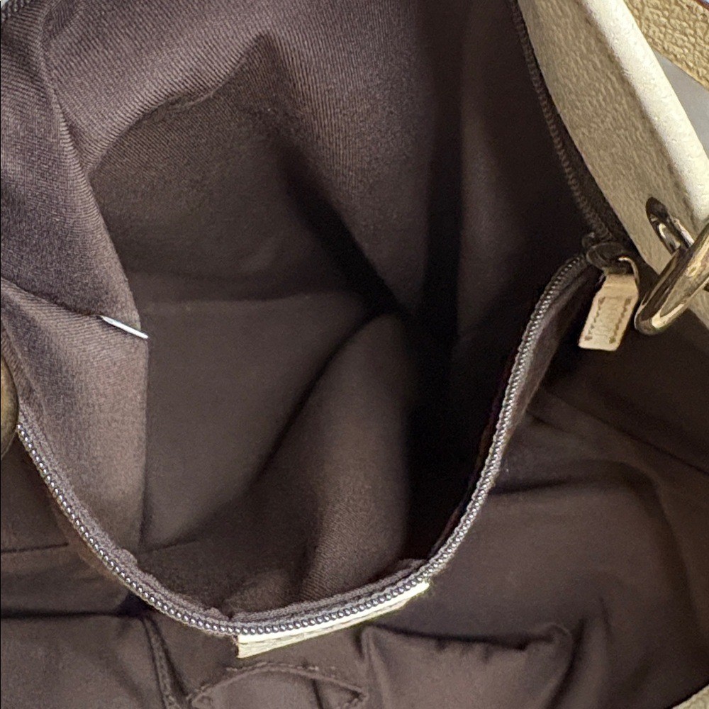 Gucci Beige and Brown Shoulder Bag