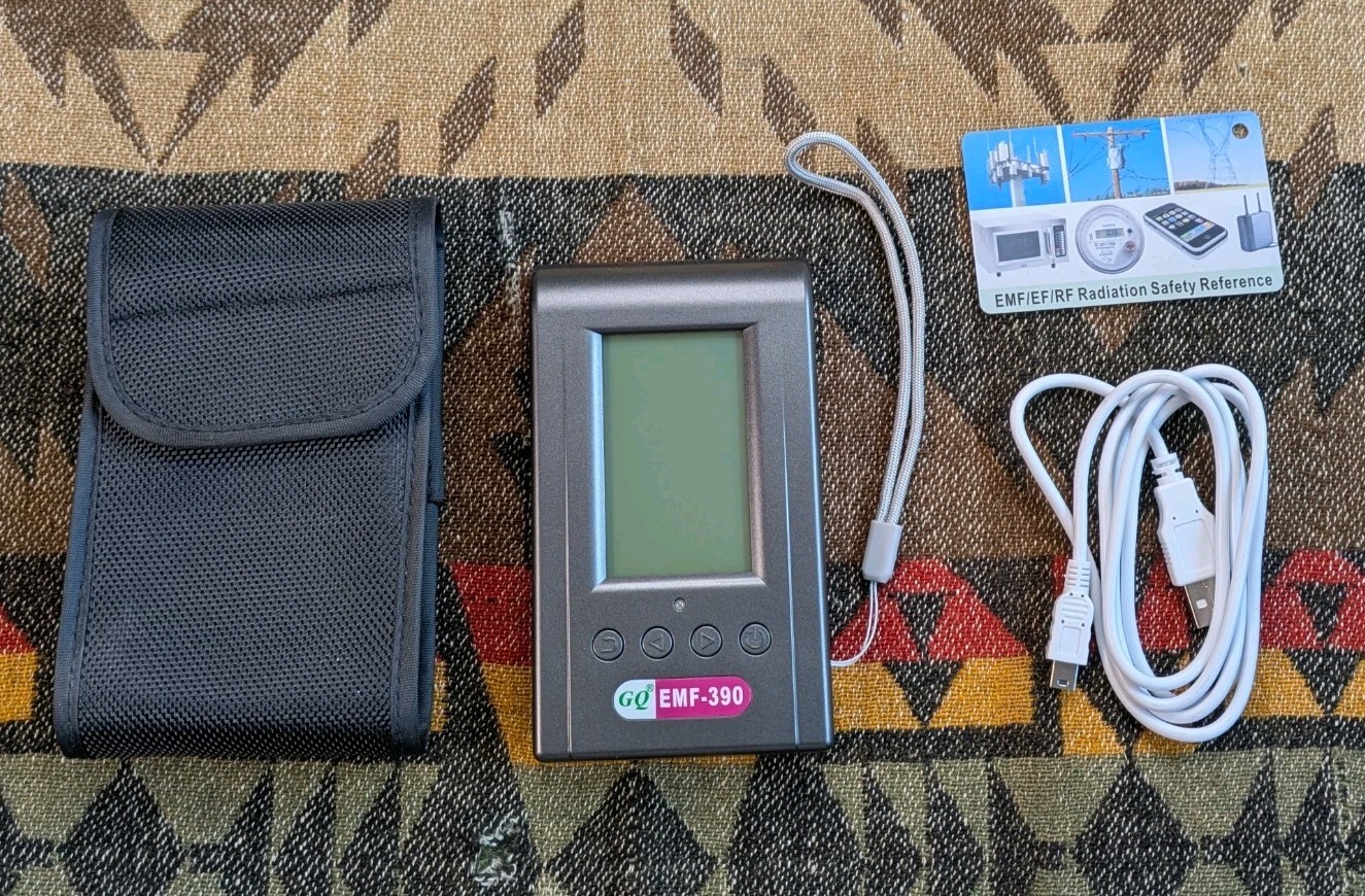 NEW GQ EMF-390 3-in-1 Multi-Field EMF Meter & 5G RF Detector Electromagnetic NEW