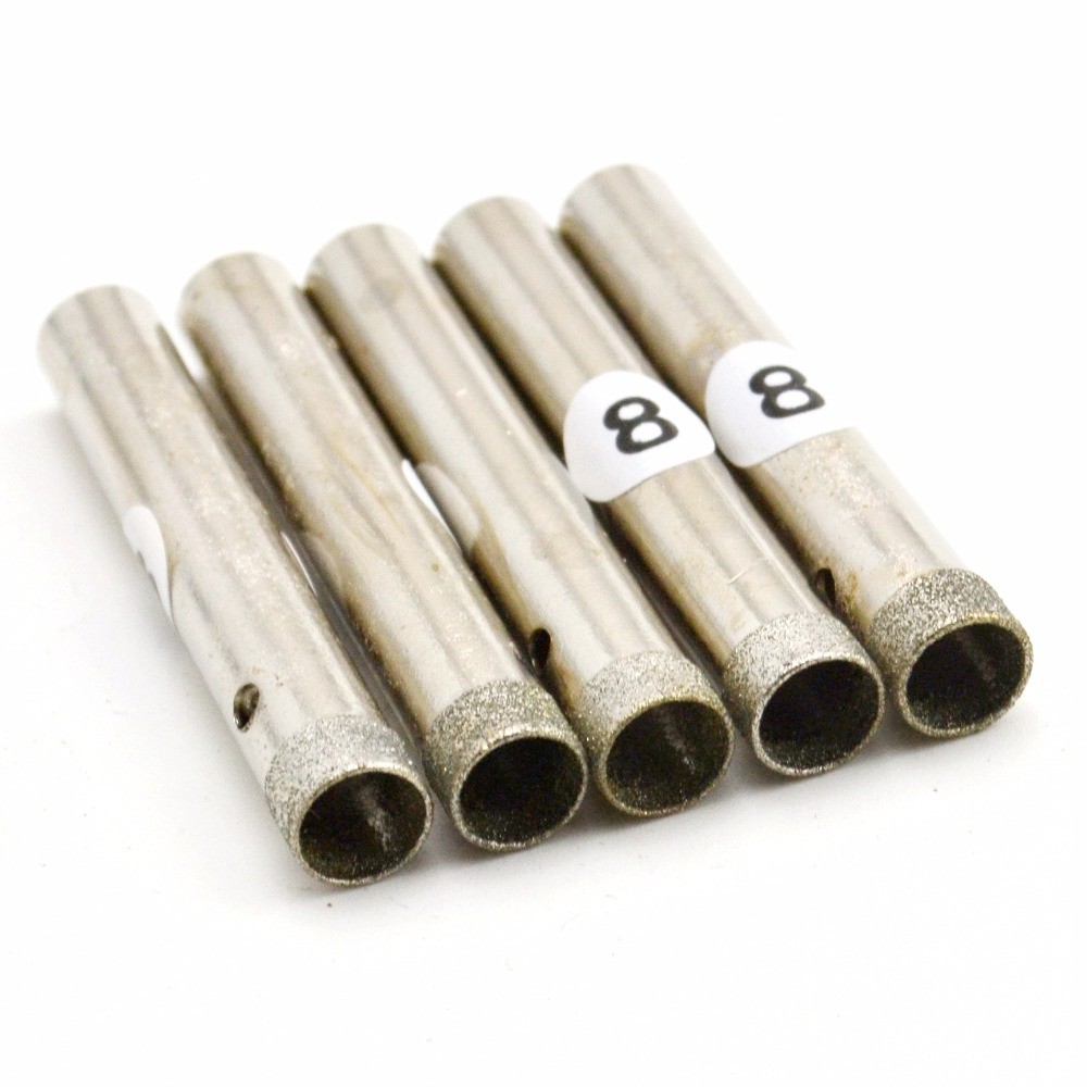 Ultrathin Diamond Tip Drill Bits 3-12 mm for Jewelry Gemstones Pack of 5Pcs