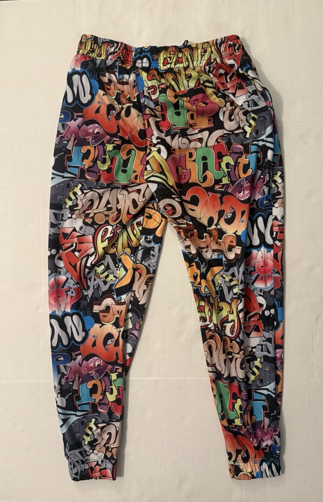 Fresh Prints of Bel-Air Graffiti Graphic Joggers Size XL NWT