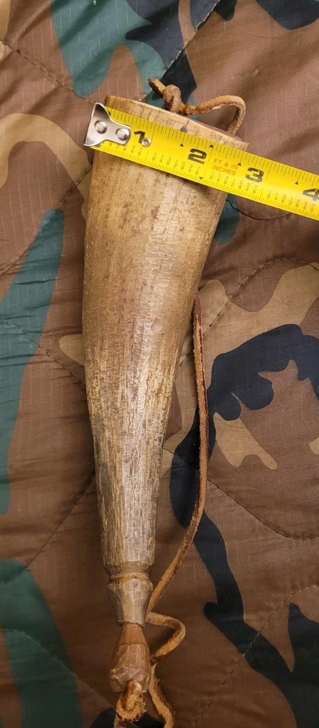 Vintage Muzzleloading Powder Horn