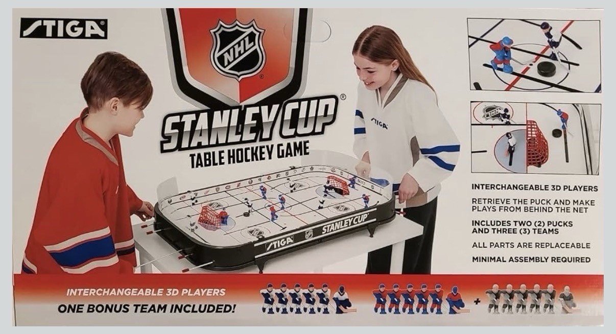 STIGA NHL Stanley Cup 3 Team Table Hockey Game