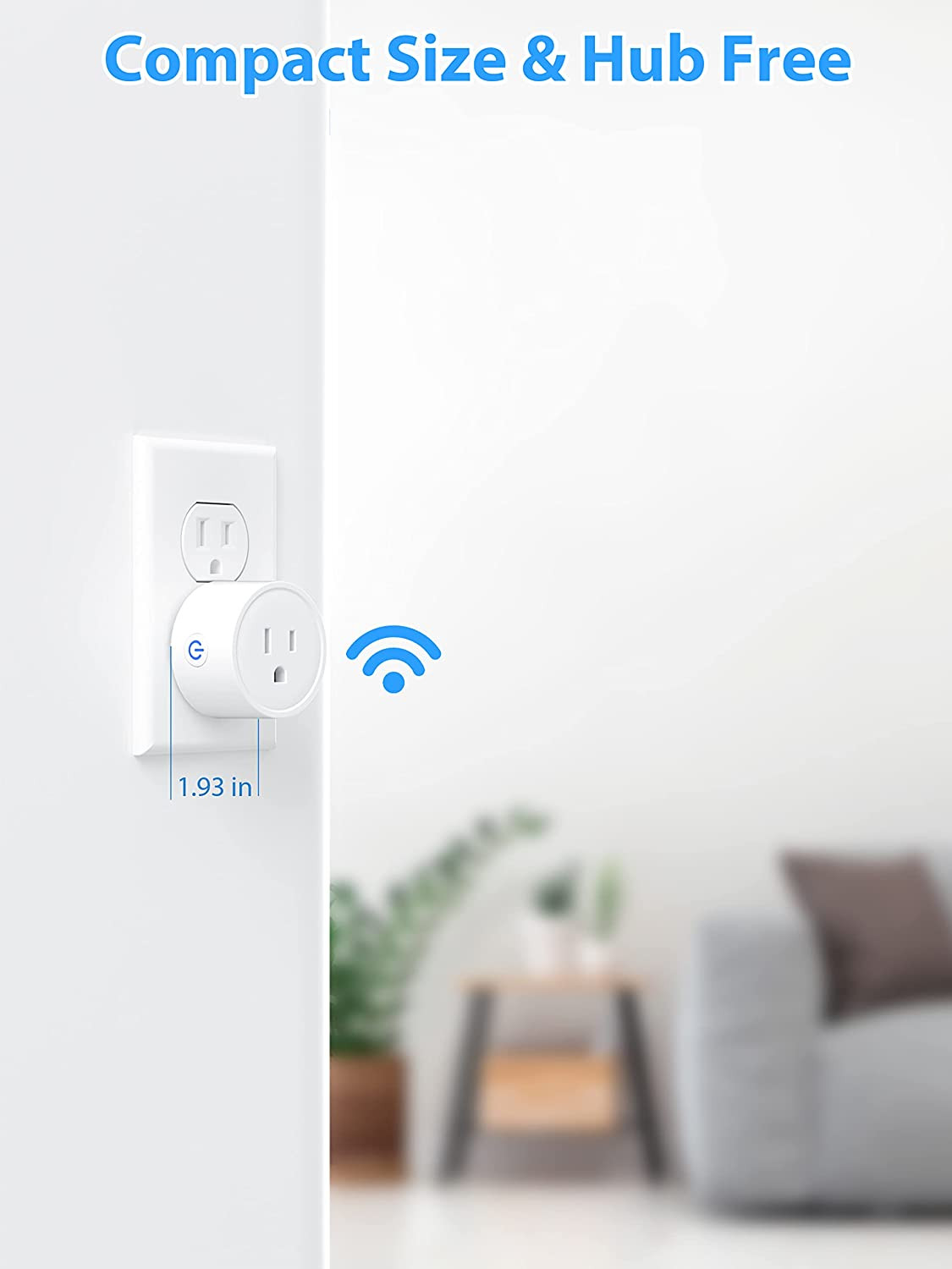 Enchufes Inteligentes Wi-fi Outlet 4 Pack - Enchufes Inteligentes Que Funcio...