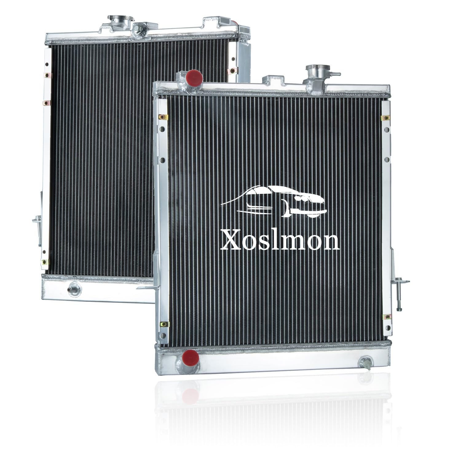 2 Row Aluminum Radiator For 1999-2004 Chevy GMC W3500 W4500 W5500 Isuzu NQR NPR