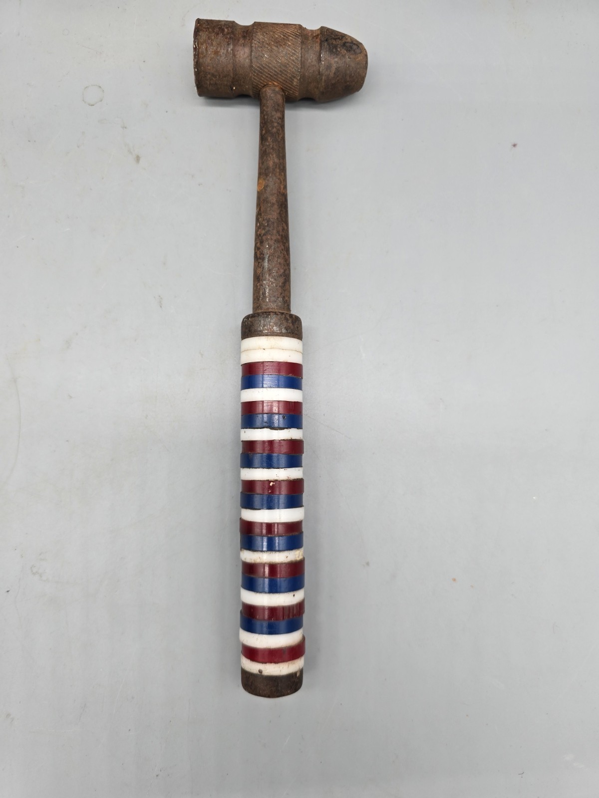 Vintage Custom Shop Made Hammer Red White Blue Handle
