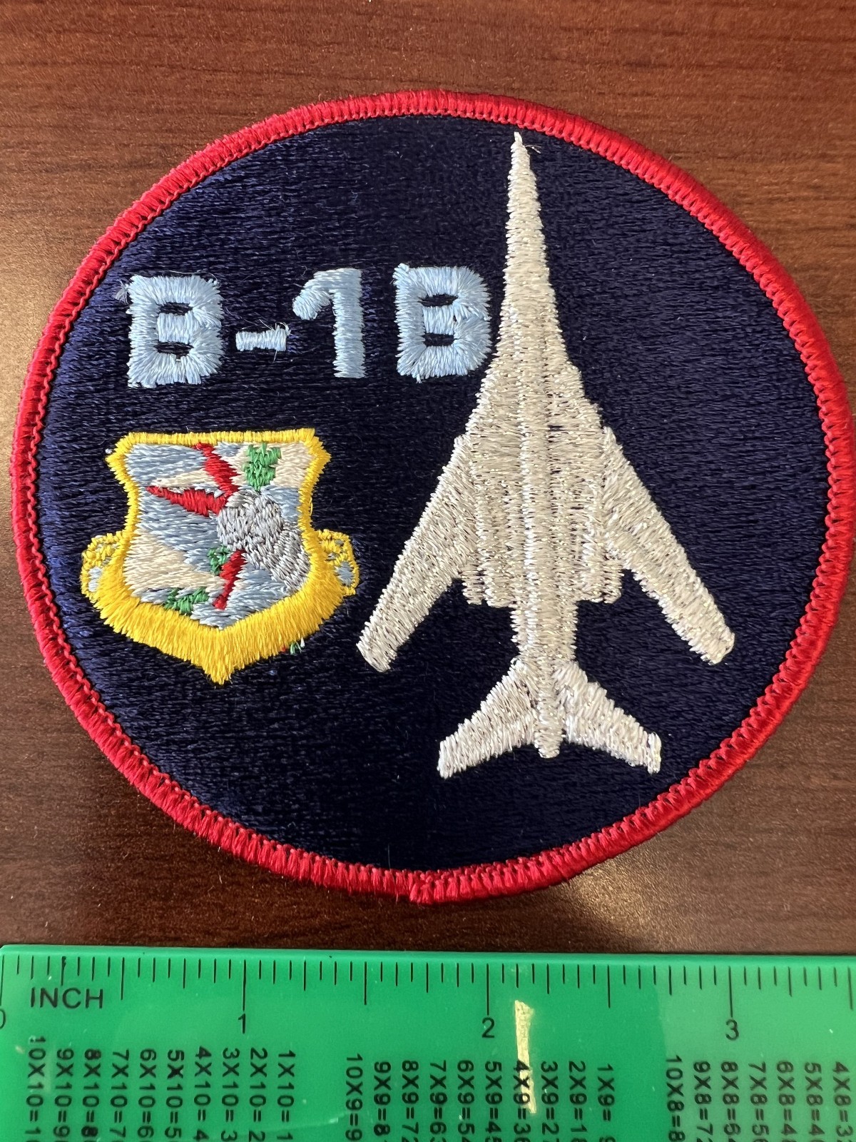 USAF Strategic Air Command B-1B Bomber Aircraft Patch