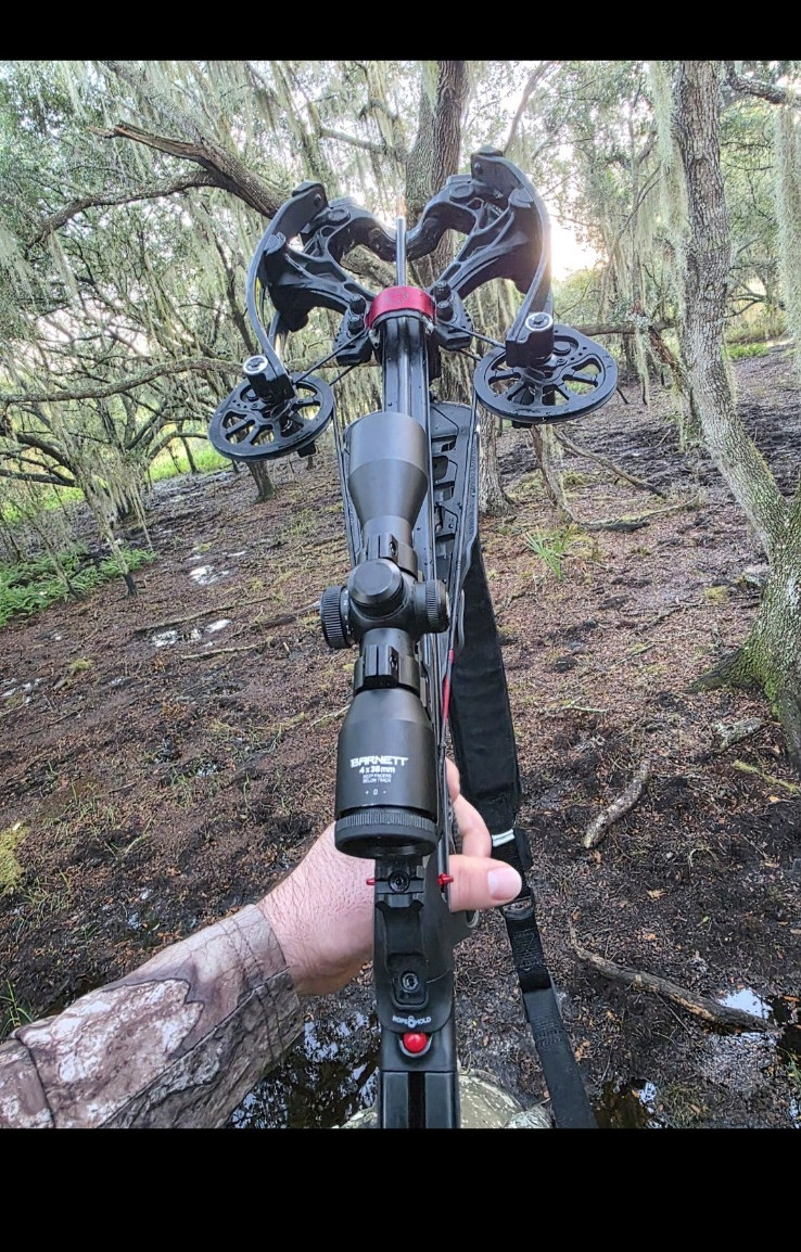 Barnett Hyper Raptor Bow Hunting Crossbow Package w/ Scope Black/Red