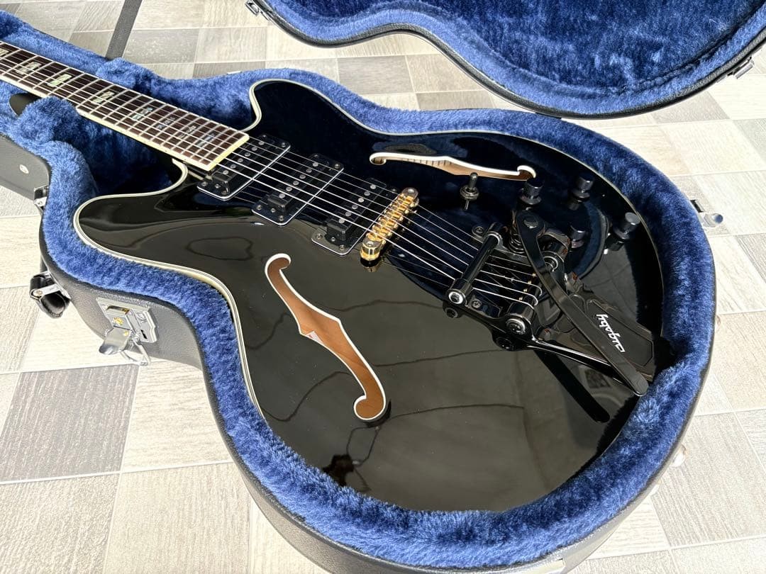 Vox Bobcat S66 Semi-Acoustic Guitar Equipped With Bigsby