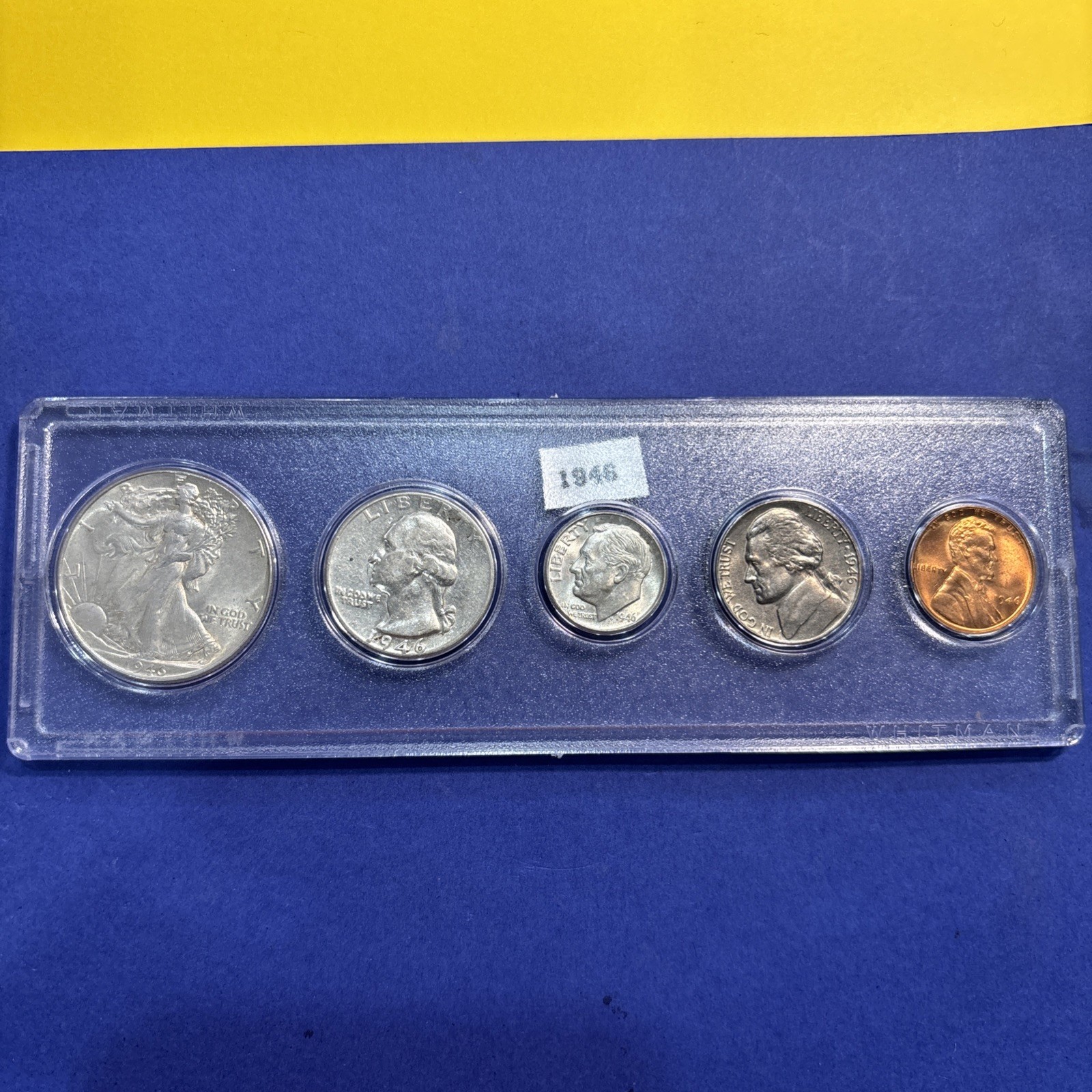 1946 Silver Coin Set Affordable Great Gift Mint Unique Present, Nice Investment